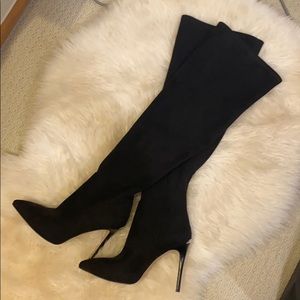Michael Kors Thigh High Faux Suede Boots (8 1/2)